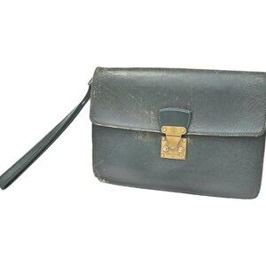 LOUIS VUITTON Pochette Kourad Clutch Hand Bag Taiga Leather GN M30194 07KC314